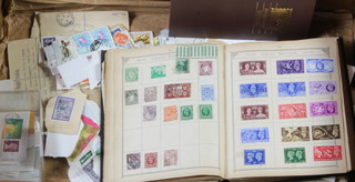 A Lincoln stamp album of GB mint and used stamps, Victorian to George VI including Holland, Italy, Japan, India, Spain, Norway, a Royal Mail album of mint and used world stamps, small stock of world stamps and various loose stamps