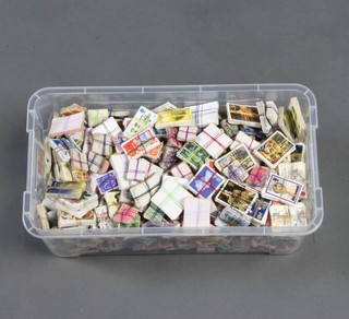 A crate of Elizabeth II GB used stamps 