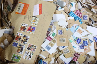 A quantity of GB stamps on paper