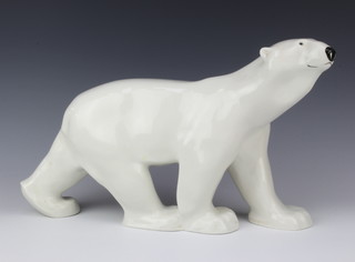 A Soviet Russian figure of a polar bear 23cm 