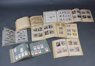 Eight albums of German trade cards 