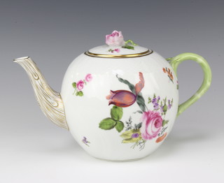 A Herend Hvngary porcelain teapot "Schoffer Kaiolyue" 15cm 