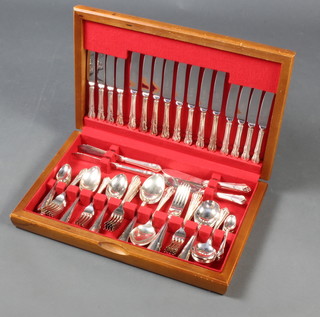 A canteen of silver plated cutlery for 8 