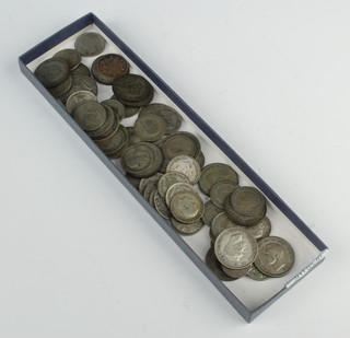A quantity of pre-1947 coins, 200 grams 