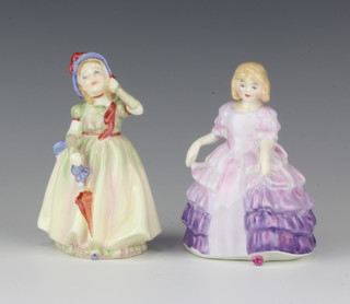 Two Royal Doulton figures - Babie HN1679 and Rose HN2123
