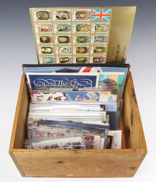 A collection of various GB mint presentation stamps
