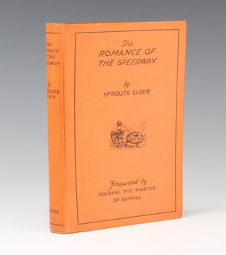 Lloyd "Sprouts" Elder, one volume, "The Romance of Speedway" published by Frederick Warne and Company, London and New York 
