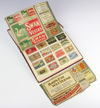 A collection of 1930's and later matchbox covers 