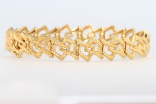 A 9ct yellow gold bracelet 20.5 grams