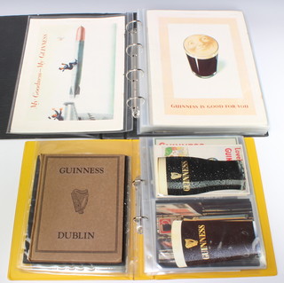 One volume "A Guide to St James's Gate Brewery 1928" together with two albums containing the Guinness Recipe Book and other ephemera including clippings from magazines and periodical 