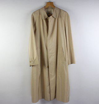 A gentleman's Aquascutum Aqua Five pure silk raincoat 
