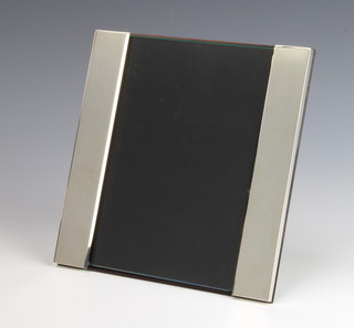 A 925 standard silver contemporary photograph frame 18cm x 18cm 