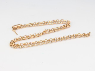 A 9ct yellow gold necklace 5 grams