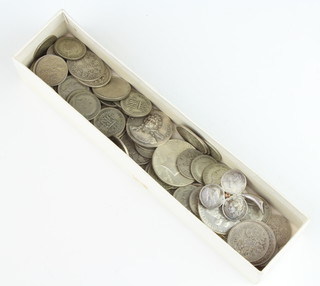 A quantity of pre-1947 and other silver coinage, 300 grams