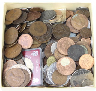 A quantity of minor coins and crowns etc