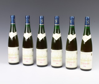 Six bottles of 1976 Domaine Schlumberger Gewurztraminer Cuvee Anne Selection de Grains Noble  