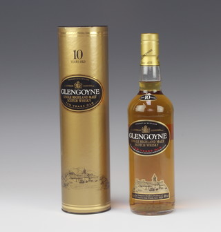 A 70cl bottle of Glengoyne 10 year old malt whisky 