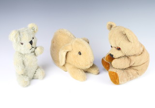 A figure of a bear 26cm, ditto rabbit 29cm and a blue bear 25cm  