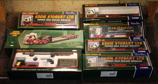 Seven various Corgi Eddie Stobart model articulated lorries  