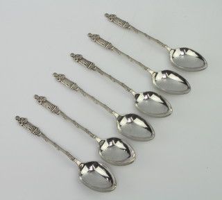 A set of silver apostle teaspoons Birmingham 1925, 58 grams