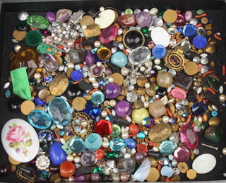 A quantity of loose semi-precious stones