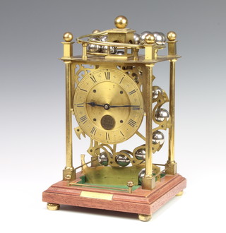 Harding and Bazeley, a spherical weight clock no.476 with 20 balls (4 missing) 