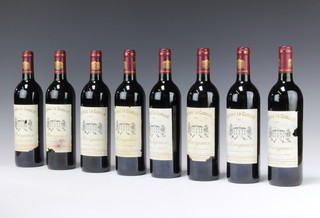 Eight bottles of 1996 Chateau La Gurge - Margaux  red wine 