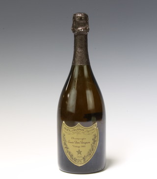 A bottle of 1993 Dom Perignon champagne 