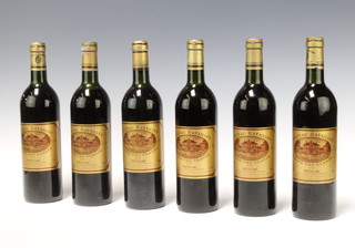 Six bottles of 1978 Chateau Batailley - Pauillac wine 