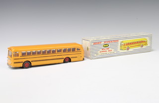 A Dinky SuperToys Wayne School Bus No 949 (black lines, black red bumper)
