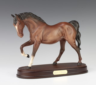 A Beswick figure of a horse - Spirit of Freedom no.2689, brown matt, by Graham Tongue 17.8cm