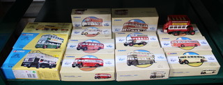 12 Corgi model omnibuses together with The Brewery Collection a Mitchell and Butler Scammell 
