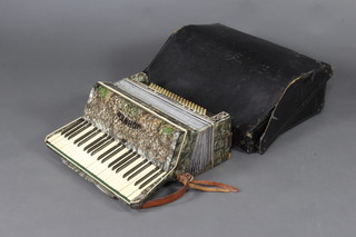 A Hohner Verdi III accordion with 120 buttons, complete with carrying case 