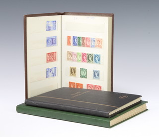 A book of Jersey mint and used stamps, 2 stock books of GB Elizabeth II mint and used stamps

