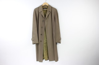 A gentleman's Burberry single breasted rain coat, approx. size 43 