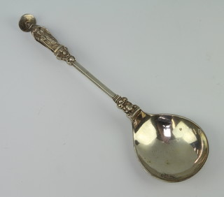 A Continental silver apostle spoon 65 grams