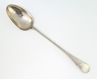A Victorian Old English pattern silver basting spoon Newcastle 1856, maker Reid & Sons 93 grams 
