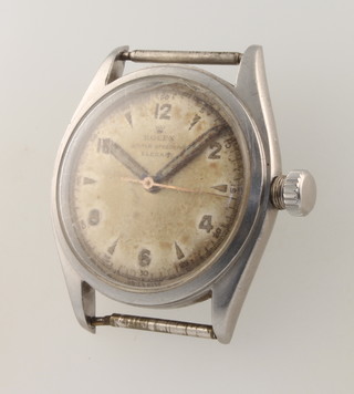 A gentleman's steel cased Rolex Oyster Speed King Elegant wristwatch 32mm 