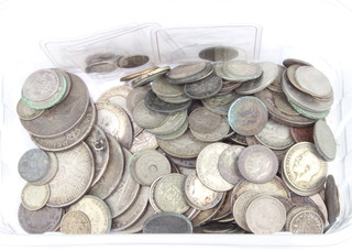 A quantity of pre 1947 coins, 780 grams