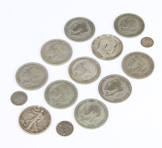 A quantity of pre 1947 coins 150 grams