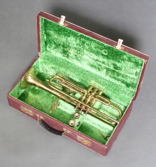R J Lafleur, a Zenith trumpet with  2 mouth pieces, cased