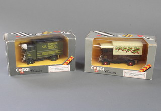 Two Corgi Classic models, 7 railway lorry and John Knight Ltd lorry boxed 