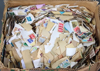 A quantity of loose GB stamps mostly on paper 