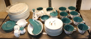 A quantity of Denby green wheatsheaf tableware 