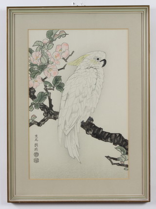 20th Century Japanese prints, landscape and bird study 38cm x 26cm 