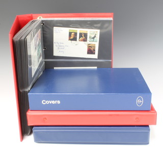 Four albums of Queen Elizabeth II GB first day covers  