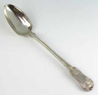 A George IV kings pattern silver gravy spoon London 1833, 214 grams 