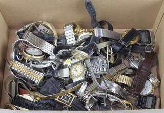 A quantity of ladies and gentleman's wristwatches 