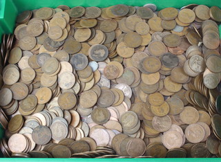 A quantity of pre decimal bronze coinage