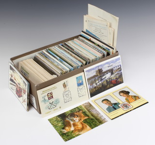 A collection of first day covers and postcards 